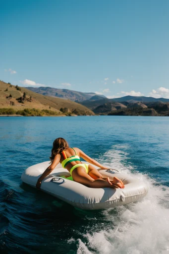 Vivid Summer Nostalgia style AI image example 2
