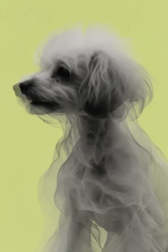 Translucent Crimson Etherealism style reference image — romantic avant-garde
