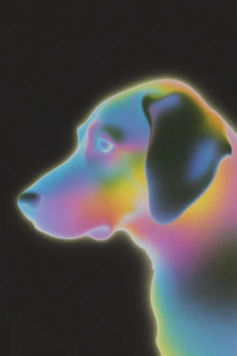 Chromatic Ethereal Grain style reference image — soft-focus glow