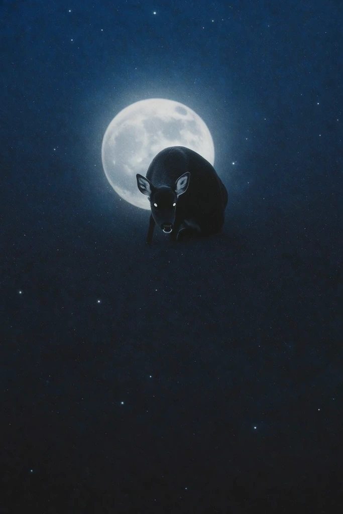 Ethereal Nocturnal Minimalism style AI image example 3