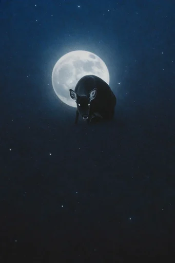 Ethereal Nocturnal Minimalism style reference image — minimalist composition