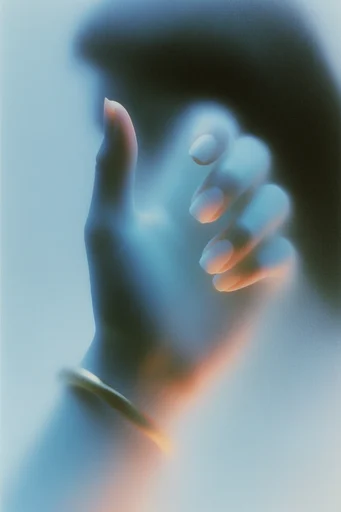 Ethereal Spectral Noir style reference image — muted teal and cyan palette