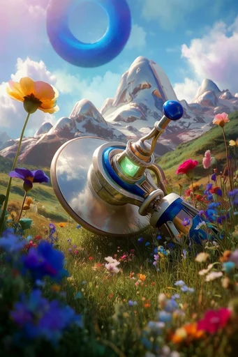 Ethereal Solarpunk Pastoral style reference image — solarpunk