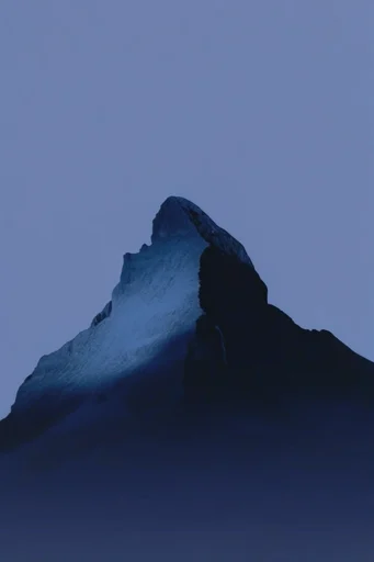 Nocturnal Ultramarine Minimalism style reference image — minimalist ultramarine background