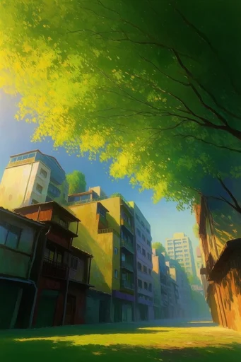 Luminous Surreal Pastoral style reference image — studio ghibli style