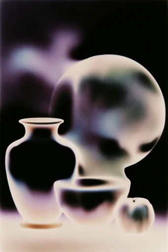 Spectral Thermal Aura style reference image — airbrush glow