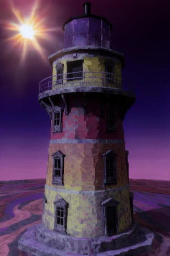 Analog Glitch Fantasy style reference image — dithering
