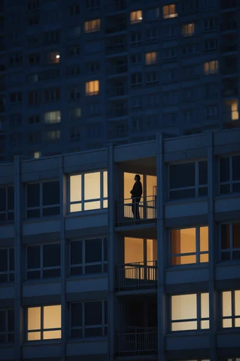 Cinematic Urban Solitude moodboard — generate AI images in this style