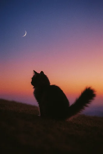 Nostalgic Twilight Silhouettes style reference image — melancholic twilight mood