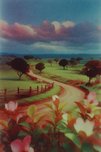 Nostalgic Botanical Surrealism style AI image example 2