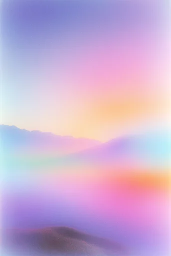 Luminous Grainy Etherealism style reference image — grainy film texture