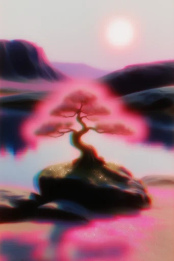 Thermal Aura Surrealism style AI image example 2