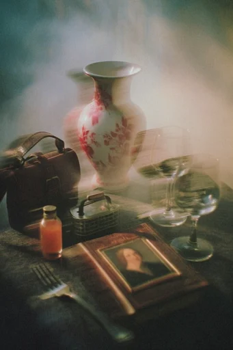 Kinetic Liminal Decay style reference image — motion blur