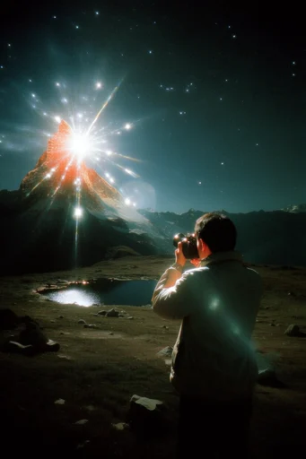 Nocturnal Prismatic Cinematic style reference image — nocturnal cinematic film