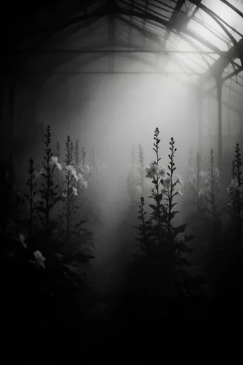 Atmospheric Monochromatic Noir style reference image — mid-century cinematic