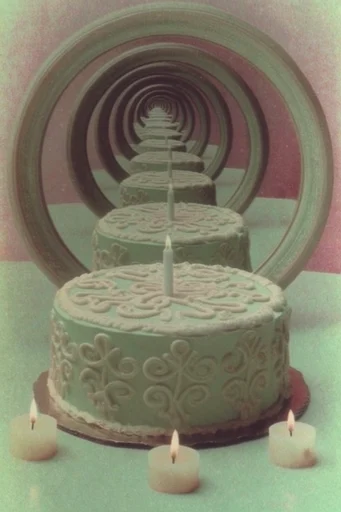 Melancholic Liminal Surrealism style reference image — symmetrical composition