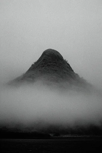 Monochrome Atmospheric Minimalism style reference image — monochrome photography