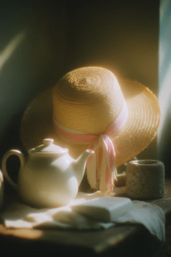 Ethereal Analog Nostalgia style reference image — soft focus bloom