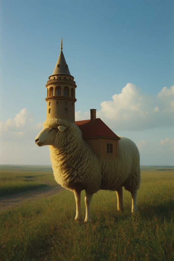 Surrealist Pastoral Dreamscape style AI image example 3