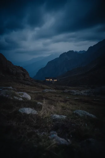 Luminous Melancholic Twilight style reference image — cinematic moody atmosphere