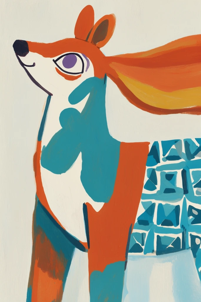 Artisanal Folk Whimsy style AI image example 3