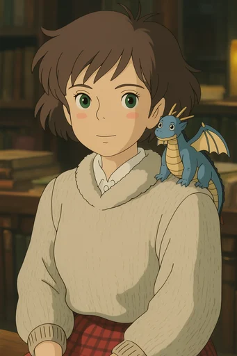 Nostalgic Cel Animation style reference image — nostalgic color palette