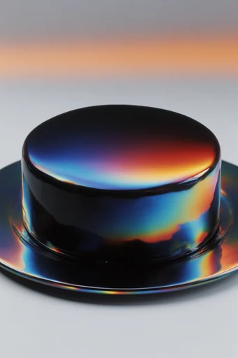 Luminous Thermal Fluidity style reference image — spectral refraction