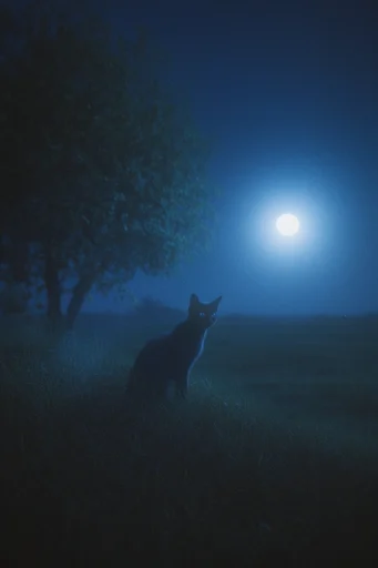 Eerie Luminescent Nocturne style reference image — soft-focus bloom