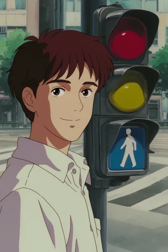 Nostalgic Cel Animation style reference image — slice of life