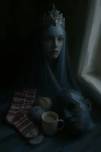 Nocturnal Ethereal Gothic style reference image — nocturnal surrealism