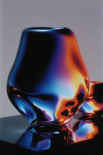 Luminous Thermal Fluidity style reference image — thermographic glow