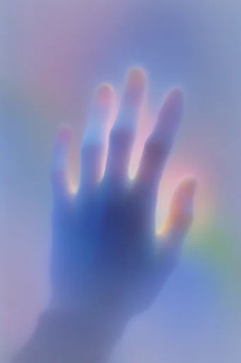 Luminous Ethereal Haze style reference image — pastel gradient haze