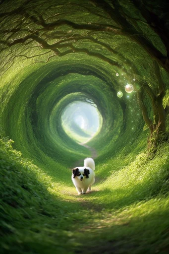 Surreal Biophilic Vortex style reference image — dreamlike atmosphere