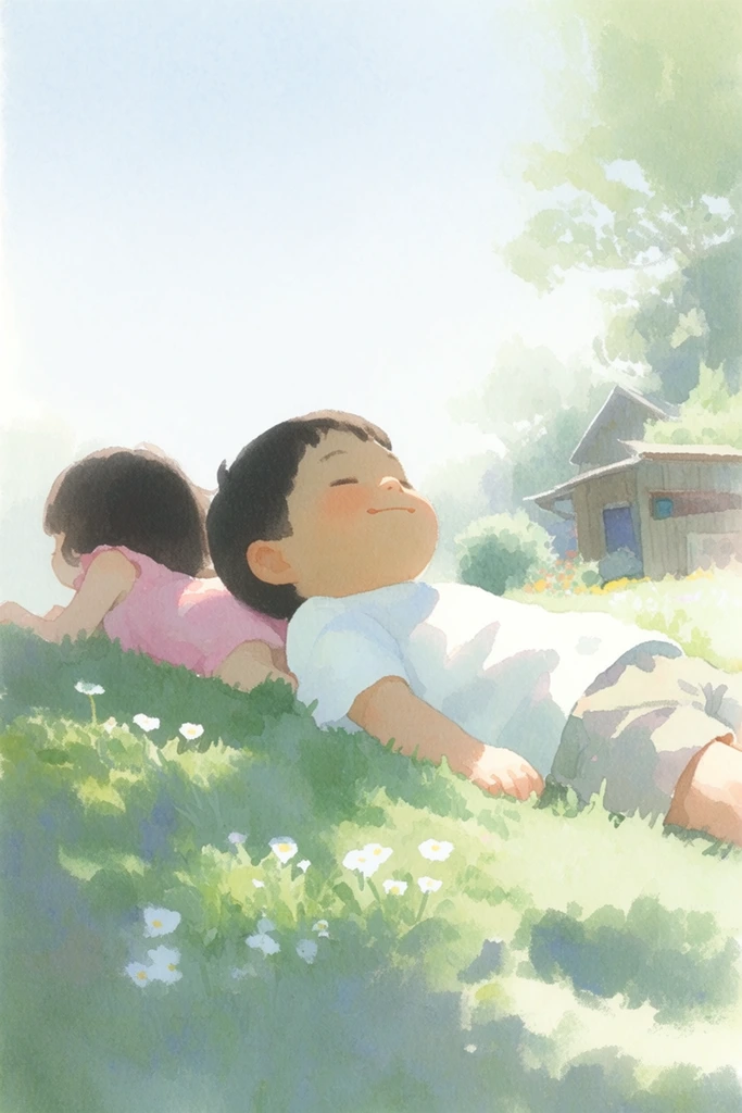 Nostalgic Grain Storybook style AI image example 2