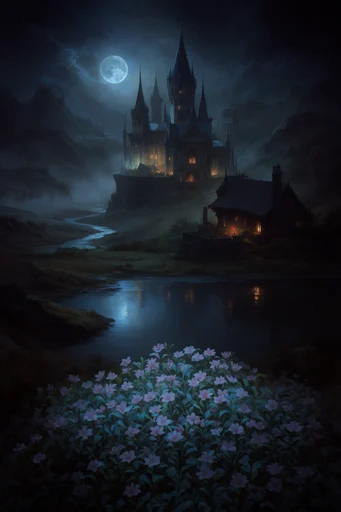 Ethereal Gothic Nocturne style reference image — dark romanticism