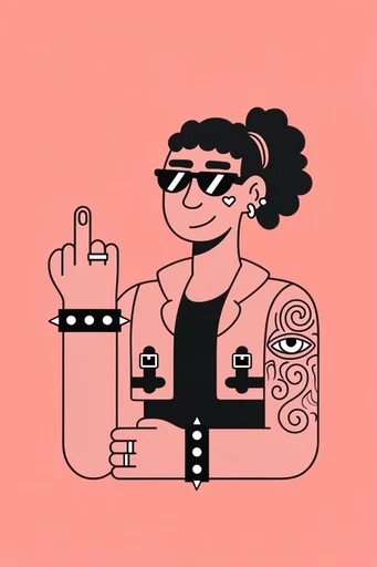 Graphic Playful Pop moodboard — generate AI images in this style