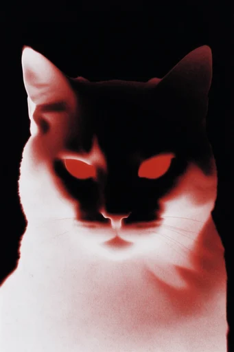 Gritty Photochemical Noir style reference image — brutalist graphic design