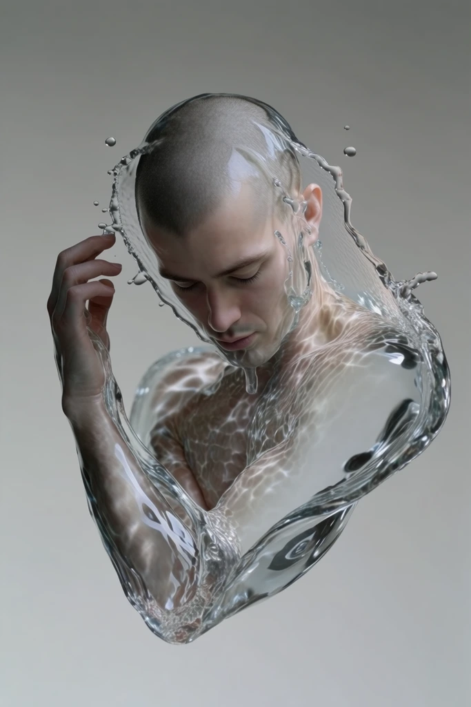 Hyper-Luminescent Fluid Realism style AI image example 1