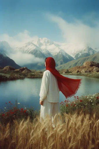 Nostalgic Pastoral Dreamscape style reference image — pastoral aesthetic