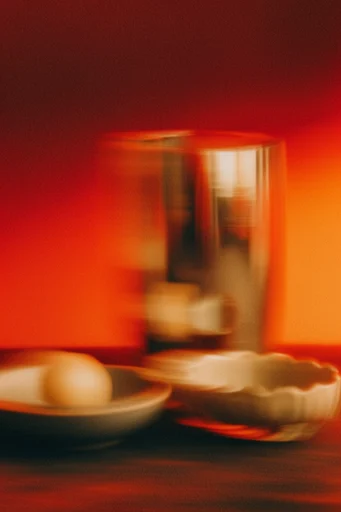 Ethereal Kinetic Nocturne style reference image — horizontal motion blur