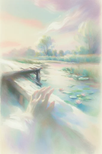 Ethereal Pastel Impressionism style reference image — dreamy impressionism