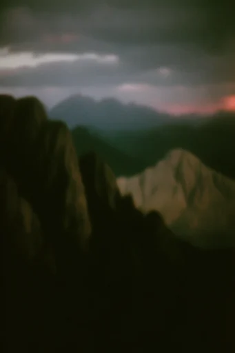 Moody Analog Noir style reference image — soft focus blur