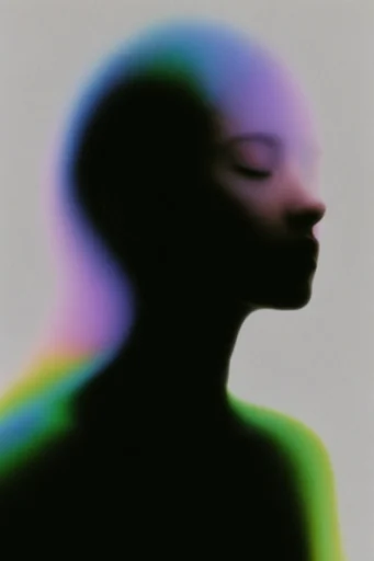 Ethereal Neon Silhouette moodboard — generate AI images in this style