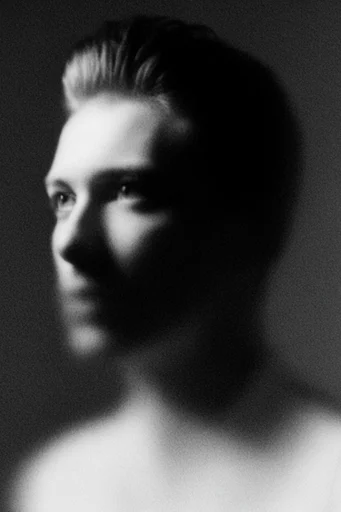 Ethereal Noir Granulation style reference image — analog xerox texture