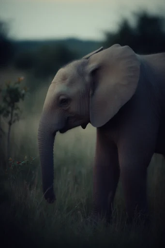 Ethereal Cinematic Melancholy style reference image — desaturated cool tones