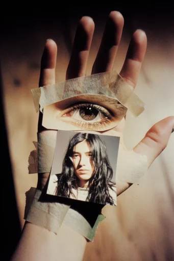 Tactile Surrealist Collage style reference image — tactile layering