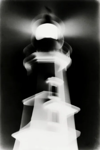 Monochromatic Avant-Garde Noir style reference image — linocut printmaking aesthetic