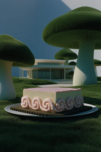 Surreal Pastoral Liminality style reference image — vibrant high-contrast palette