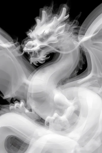 Ethereal Spectral Noir style reference image — heavy analog grain
