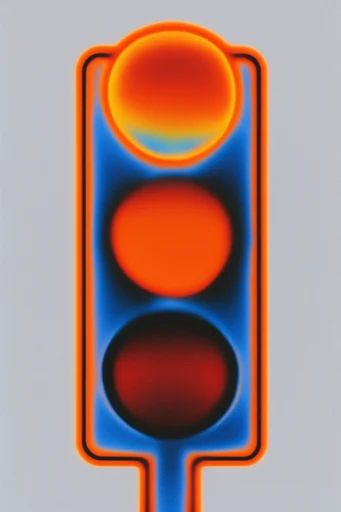 Luminous Thermal Fluidity style reference image — fluid dynamics